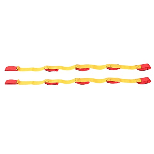 2 STÜCKE 358 Personen Spielplatz Befestigungsband, Outdoor Legged Race Game Team Training Requisiten Team Game Tape Spielplatz Fitnessgeräte Spielsets & Spielplatzgeräte (Normale Version 5 Personen) von VGEBY