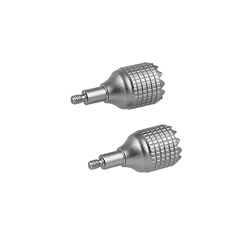 2 Stück Drohnen-Fernbedienungssticks, Kupfer Komfortable Berührung rutschfeste Fernbedienung Daumen Wipper-Joystick für RC PRO (Silver von VGEBY