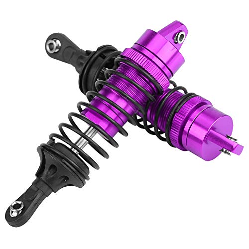 2 Stück RC Auto vorne, 110 mm Aluminiumlegierung RC Auto Stoßdämpfer Federbein Fahrzeugteile App-gesteuert und Fernbedienung für Auto Slash 4x4 1/10 (SLA023P Lila mit von VGEBY