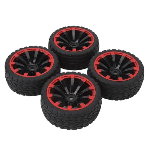 4 STÜCKE 1/10 RC Räder Reifen Set V Loch Hub 2 Vorne 2 Hinten Realistisch Ausgezeichnete Grip Verbesserte Leistung RC Reifen von VGEBY