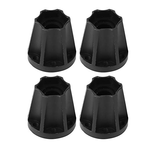 Rad Sechskantnabe, 4 Stück RC Auto Rad Sechskantnaben Radadapter Schwarz Antriebsadapter für SCX10 1/10 RC Crawler 1,9 Zoll 2,2 Zoll Rad(23mm) von VGEBY