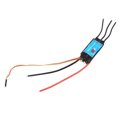 Esc Brushless, Einer Way Brushless Esc Elektronischer Drehzahlregler Für Rc Auto Schiffs Unterwasserpropeller(40A) Brushless Motor von VGEBY
