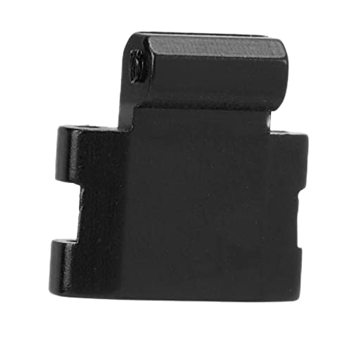 Hinterachse Truss, Obere Link Mount Basis Aluminiumlegierung Hohe Festigkeit Korrosionsbeständig Fernbedienung Autoteile Zubehör Simulierte RC Auto(Schwarz BL) Modellauto Zubehör von VGEBY