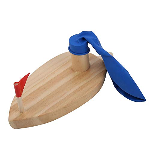 Holzboot Spielzeug, interessantes hochwertiges umweltfreundliches geruchloses Holzspielzeug für Baby beim Baden von VGEBY