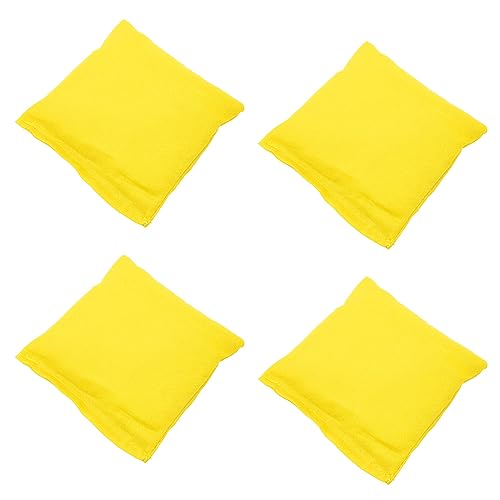 Kissen Bohne, 10 Stk. Rutschfeste Bohnen Kissen mit Hohe Elastizität Spielzeug Set Reißfest für Outdoor-Sport (YELLOW) von VGEBY