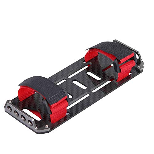 Kohlefaser Batterie Montageplatte, Autobatteriehalterung Ersatz Kompatibel für Traxxas Redcat Axial scx1 1:10 Crawler RC Car Kohlefaser Batterie Montageplatte, Autobatteriehalterung Ersatz Kompatibel für Traxxas Redcat Axial scx1 1:10 Crawler RC Car von VGEBY