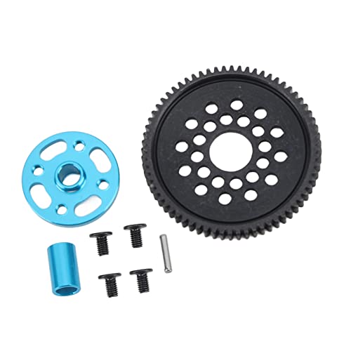 Metall-RC-Getriebe, Stahl-Getriebeset 68T, Ersatzteil-Zubehör, Hochgeschwindigkeits-Getriebe-Set, Passend für Hand- und Handgelenkstützen für TT 02 RC-Autos, Arm-, Hand- und Metall-RC-Getriebe, Stahl-Getriebeset 68T, Ersatzteil-Zubehör, Hochgeschwindigkeits-Getriebe-Set, Passend für Hand- und Handgelenkstützen für TT 02 RC-Autos, Arm-, Hand- und von VGEBY