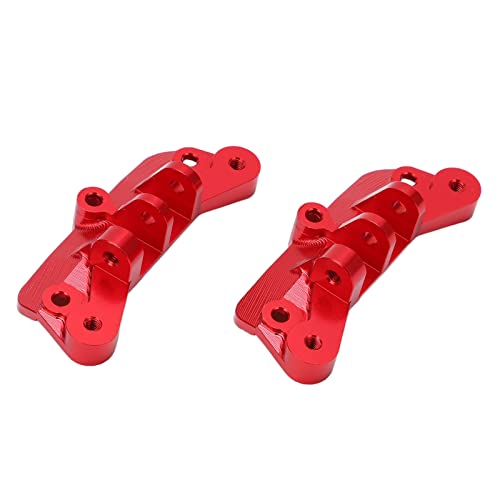 RC Aluminium Getriebe Vorne Hinten, Obere Aufhängungskupplungen für Losi LMT 4WD Solid Axle 1/8 Truck(rot) Modellauto Zubehör Handgefertigtes Spielzeug von VGEBY