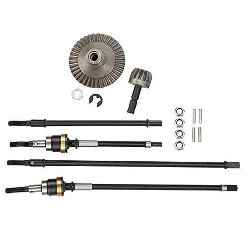 RC-Antriebswelle Vorne Hinten, RC-Antriebswellensatz mit 38T- und 13T-Zahnradsatz für Axial Wraith RR10/90018 RC-Car-Upgrade-Teile RC-Antriebswelle Vorne Hinten, RC-Antriebswellensatz mit 38T- und 13T-Zahnradsatz für Axial Wraith RR10/90018 RC-Car-Upgrade-Teile von VGEBY