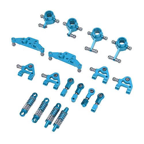 RC Auto Upgrade Teile, RC Auto Metall Modifikation Teile RC Swing Arm Lenkung Tasse Antriebswelle Set Fit für WLtoys K969 1/28 RC Auto(Blau) Modellauto Zubehör von VGEBY