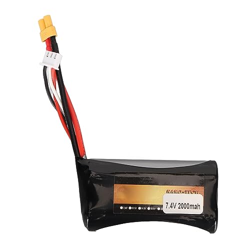 RC-Bagger-Akku, 7,4 V 2000 MAh Lipo-Akku-Ersatz XT30 für 580 583 582 RC-Bagger RC-Bagger-Akku, 7,4 V 2000 MAh Lipo-Akku-Ersatz XT30 für 580 583 582 RC-Bagger von VGEBY