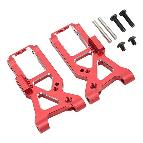 RC Car Metal Front Swing Arm, Front Suspension Arms Metal Front Swing Arm Aluminiumlegierung für Traxxas 4 Tec 2.0 3.0 1/10 RC On Road Car Upgrade Parts(Rot) Auto Modelle von VGEBY
