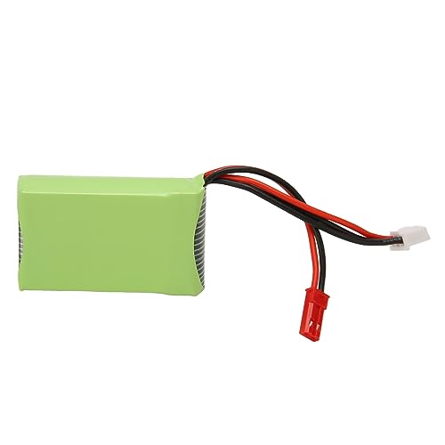 RC Empfänger Lithium Batterie, 7,4 V 1500 MAh Fernbedienung LiPo Batterie für FS GT5 MC6C MCE7 Fernbedienung von VGEBY