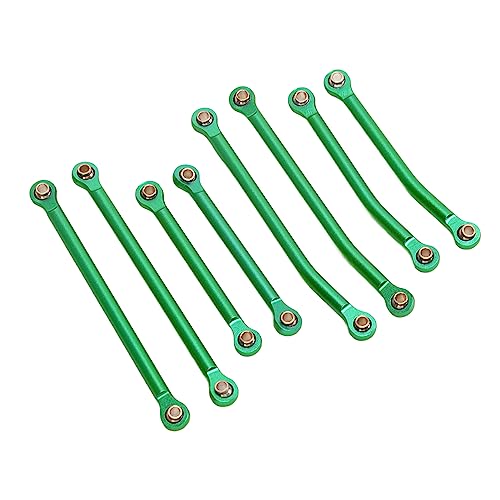 RC-Kupplungsstangensatz Gewindefittingstangen-Öffnungsfitting-Set Verbindung, 8 Stück RC Öffnung Suspensionsanschluss Einfach zu installieren RC Kupplung Rod Kit 1/18 RC RC-Kupplungsstangensatz Gewindefittingstangen-Öffnungsfitting-Set Verbindung, 8 Stück RC Öffnung Suspensionsanschluss Einfach zu installieren RC Kupplung Rod Kit 1/18 RC von VGEBY
