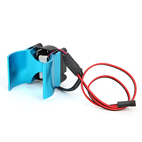 RC Motorkühlventilator, RC Kühlerlüfter Aluminiumlegierung für 1/10 RC Auto (BLUE) von VGEBY