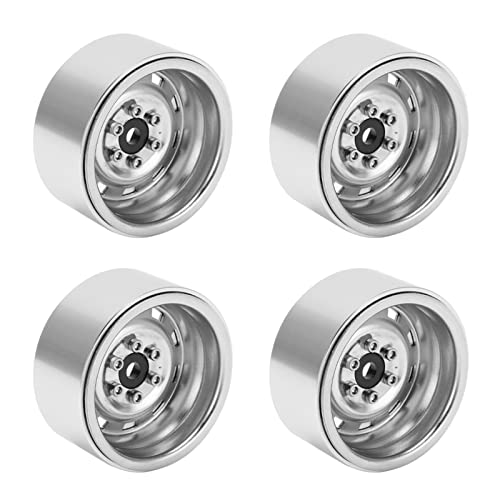 RC Radnabe, 4 Stücke 1.9in RC Radnabe Aluminium Sicher Robust Langlebig Wiederverwendbar Einfache RC Felgen(Vierkant Loch) Modellauto Zubehör Zubehör Für Automodelle von VGEBY