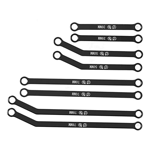 RC Steckersatz mit Großen Lichtstärke RC-Rohrverbindersatz RC Lenkung Verbinder für AXIAL Raupe SCX24 1/24 RC, Lenkungsstange RC 8er Set von VGEBY