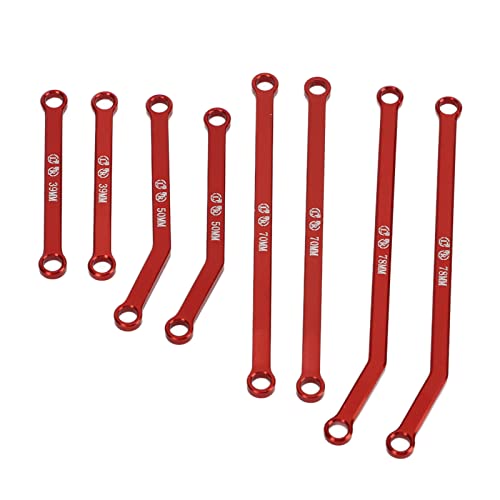 RC Steckersatz mit Großen Lichtstärke RC-Rohrverbindersatz RC Lenkung Verbinder für AXIAL Raupe SCX24 1/24 RC, Lenkungsstange RC 8er Set von VGEBY