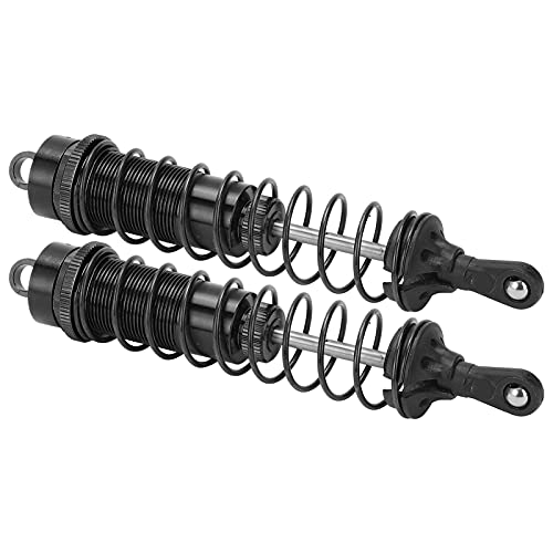 RC Stoßdämpfer, 2 Stück 1/8 RC 140 mm Ölgefüllter Einstellbarer Stoßdämpfer Dämpfer für Slash 2WD RC Car(schwarz) Automodell Spielzeug von VGEBY