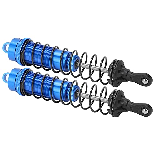 RC Stoßdämpfer, 2 Stück 1/8 RC 140 mm Ölgefüllter Einstellbarer Stoßdämpfer Dämpfer für SLASH 2WD RC Car(Blau) von Ongwan