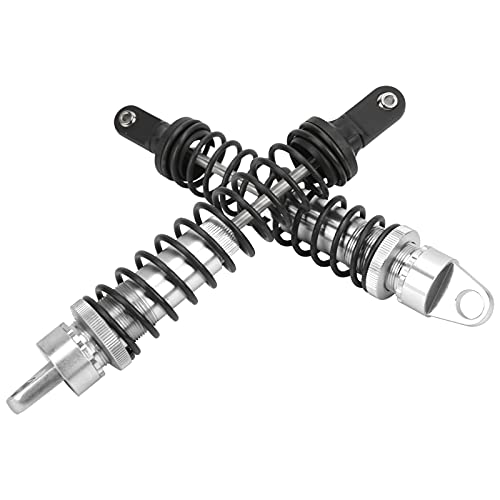 RC Stoßdämpfer, 2pcs 188mm Verschleißfeste RC Aluminium Stoßdämpfer Kompatibel für HSP 94050 1/5 RC Benzin Off-Road Autos(Silber) von VGEBY