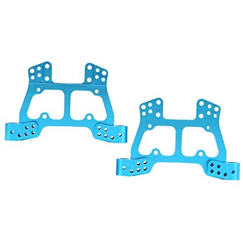 VGEBY RC-Stoßdämpfer, RC-Stoßdämpferplatte aus Aluminiumlegierung, vibrationsdämpfend Kompatibel mit HSP 1/10 RC Car(Blau) von VGEBY