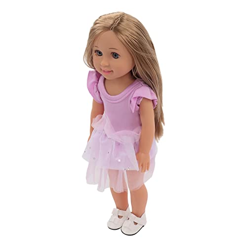 SPYMINNPOO Blonde Süße Mädchenpuppe, 15 Zoll, Hochsimulierte, Bewegliche Langhaarpuppe, Ganzkörper- mit Modischem Kleid, Kleinkindpuppe SPYMINNPOO Blonde Süße Mädchenpuppe, 15 Zoll, Hochsimulierte, Bewegliche Langhaarpuppe, Ganzkörper- mit Modischem Kleid, Kleinkindpuppe von VGEBY