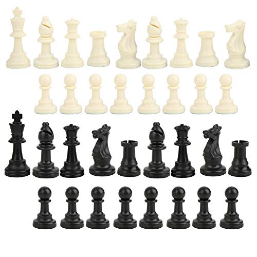 Schachspiel, König Höhe 95mm PP Kunststoff International Chess Chessman Stick Nicht enthalten Schachbrett(Not Contain Chessboard) von VGEBY