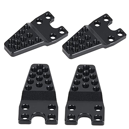 Shock Mount Heben, 4PCS Stoßdämpfer Halterung mit Befestigungsschrauben (BLACK) für Axial SCX10 RC Auto von VGEBY