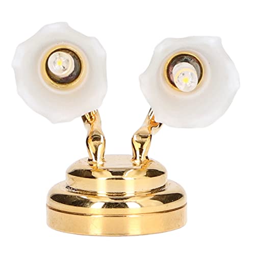 VGEBY 1:12 Puppenhaus-Miniatur-Wandlampe, Niedliches Exquisites LED-Licht-Modellspielzeug mit Schalterknopf für Puppenhaus-Dekoration VGEBY 1:12 Puppenhaus-Miniatur-Wandlampe, Niedliches Exquisites LED-Licht-Modellspielzeug mit Schalterknopf für Puppenhaus-Dekoration von VGEBY
