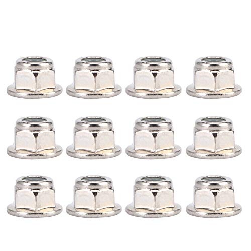 12 Stück Rc Kontermuttern, 1/10 Reifen 4 Mm rutschfeste Mutter Kompatibel Mit Axial Traxxas Trx4 Trx6 Scx10 Rc Modellauto(Silber) Drfeify 12Pcs 4Mm von VGEBY