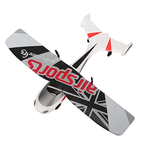 VGEBY 2,4 GHz RC-Flugzeug-Spielzeug für, RC-Flugzeug-Segelflugzeug, Ferngesteuerter Kämpfer, RC-Flugzeug für, Ferngesteuertes Flugzeug-Segelflugzeug mit LED-Licht für Anfänger, von VGEBY
