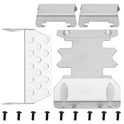 4 Stück/Set Edelstahl-Chassis-Panzerschutz-Unterfahrschutz für Axial SCX10 II 90046 90047 90059 90060 Automodell Spielzeug von VGEBY