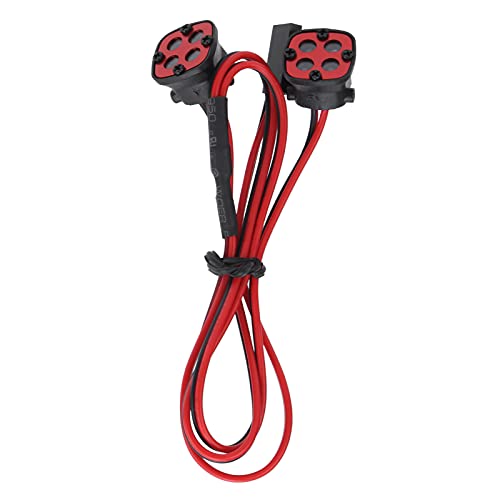 VGEBY 8 LED Dachlicht, LED-Dachlicht für RC Auto Dachstrahler Universal Langlebig für RC Auto für Kletterauto Modell (Rot) Modellauto Zubehör von VGEBY