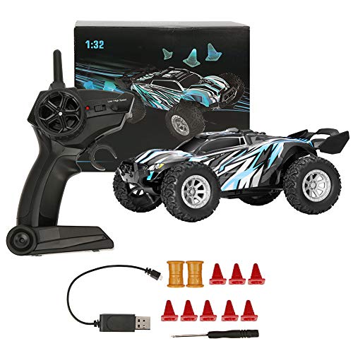 Ferngesteuertes Auto, 1/32 2.4G RC-Rennwagen 20 km/h Hochgeschwindigkeits-LED-Licht RC-Car-Spielzeugfahrzeuge von VGEBY