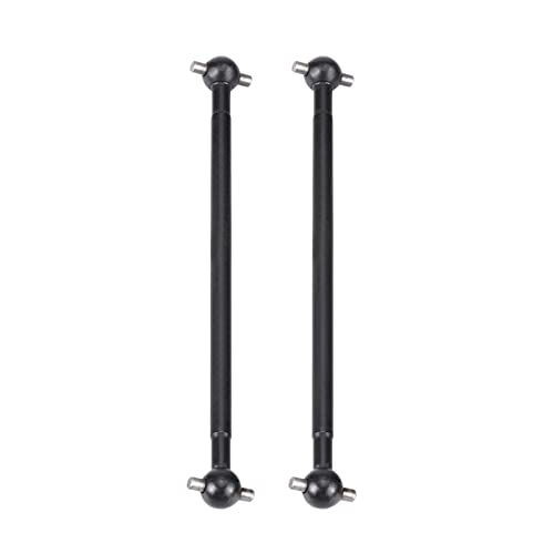 VGEBY Getriebewelle für Hundeknochen aus Metall, 97,2 mm, für Ferngesteuertes Auto HIMOTO E10MTL E10MT E10BP 1/10 (31606BL Schwarz) von VGEBY