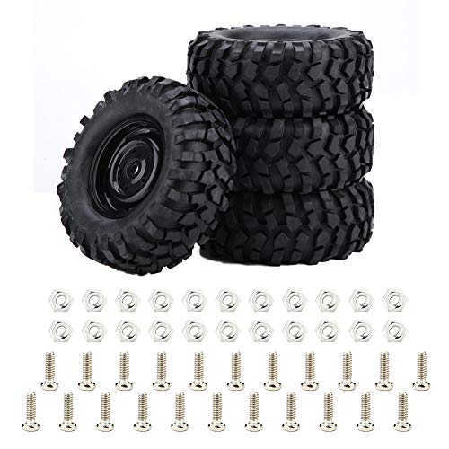 VGEBY Gummireifen, 4-teiliges Set 1:10 Reifen Gummireifen für Rock Crawler Off Road RC Fernbedienung Autoteil, #277, VGEBYG2QU79APE4 VGEBY Gummireifen, 4-teiliges Set 1:10 Reifen Gummireifen für Rock Crawler Off Road RC Fernbedienung Autoteil, #277, VGEBYG2QU79APE4 von VGEBY