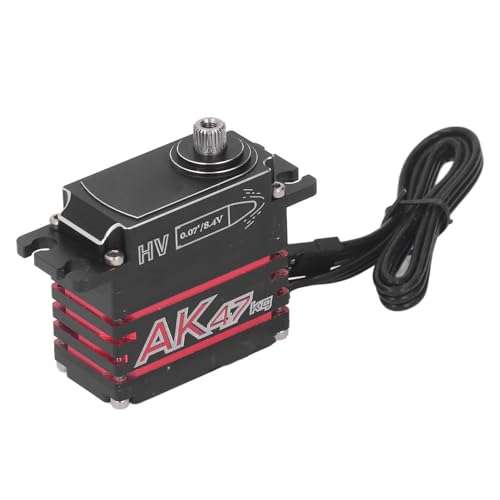 VGEBY Hochspannungs-Servo, präzises Digital-Servogetriebe, magnetisch, 47 kg, für Modifikation (180 Grad) von VGEBY