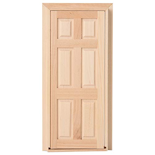 VGEBY Mini Puppenhaus Tür, 1:12 Puppenhaus Mini Holztür für Puppen DIY Puppenhaus Möbel Zubehör Puppen & Plüschtiere VGEBY Mini Puppenhaus Tür, 1:12 Puppenhaus Mini Holztür für Puppen DIY Puppenhaus Möbel Zubehör Puppen & Plüschtiere von VGEBY