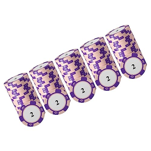 VGEBY Poker-Chip-Set, 20 Stück, Gramm-Chips, Klarer Druck, Große Zahlen, Professionelle Spiel-Zählscheiben für Brettspiele (10) von VGEBY