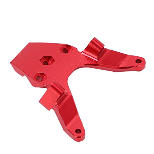 VGEBY RC Alloy Front Lower Bulkhead, Aluminium Alloy Front Bulkhead RC Truck Upgrade Teile für LOSI 1/18 Mini T 2.0 2WD Automodell Zubehör(rot) Automodell Spielzeug von VGEBY
