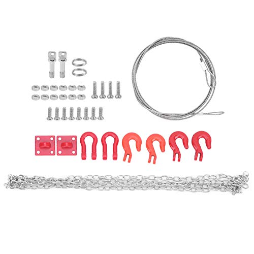 RC Anhänger Kette, RC Auto Universal Rescues Schnalle Anhänger Kette Anhänger Seil RC Modell Auto Zubehör Automodell Spielzeug von VGEBY