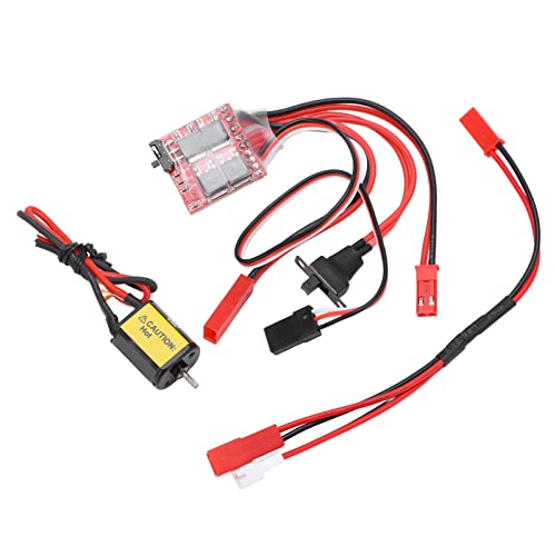 VGEBY RC Brushed Motor, 030 88T High Torque RC Motor mit 30A Regler für 1/24 RC Raupenauto Automodell Spielzeug von VGEBY