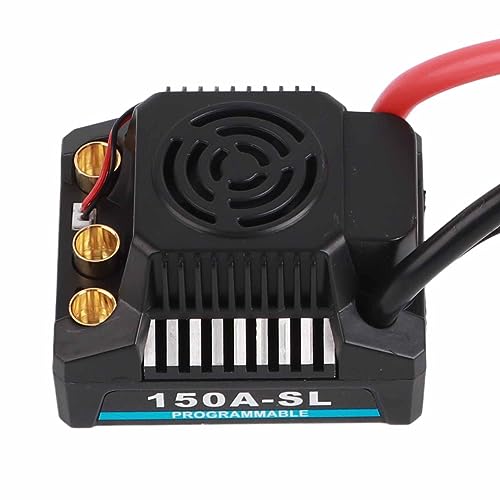 VGEBY RC Brushless ESC, 150 A BCE Ausgang 5 A 5,8 V Wasserdicht Hervorragende Wärmeableitung Elektrischer Drehzahlregler für 1/8 RC Car VGEBY RC Brushless ESC, 150 A BCE Ausgang 5 A 5,8 V Wasserdicht Hervorragende Wärmeableitung Elektrischer Drehzahlregler für 1/8 RC Car von VGEBY