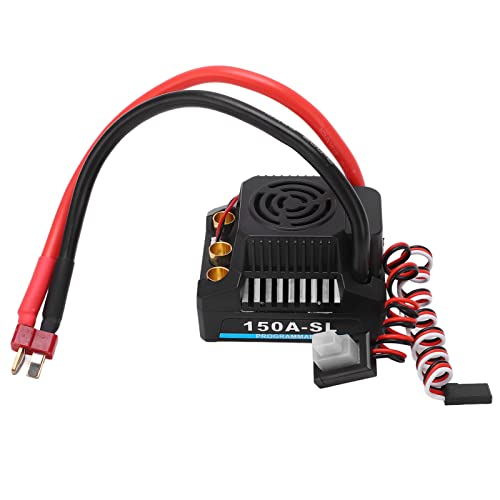 VGEBY RC Brushless ESC, Wasserdicht Staubdicht 150A BCE Ausgang 5A 5.8V Elektrischer Drehzahlregler Elektrischer Drehzahlregler von VGEBY