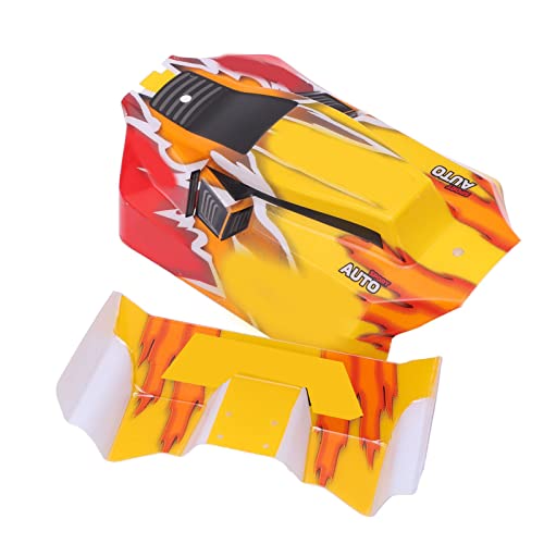 VGEBY RC Car Body Shell, 1/14 RC Car Shell Heckflügel Passend für WLtoys 144001 144010 1/14 Ferngesteuertes Auto Auto Modelle von VGEBY