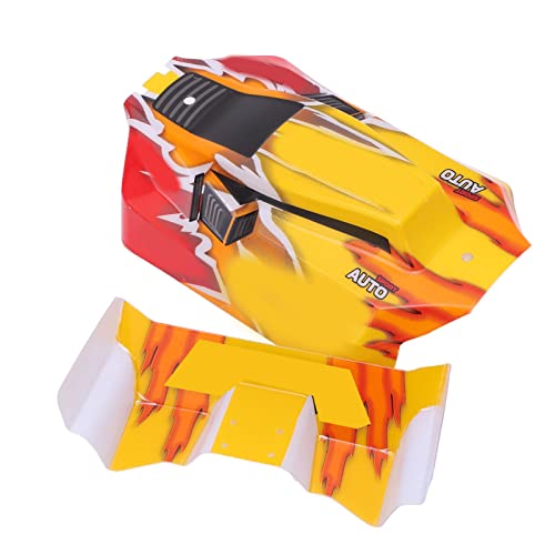 VGEBY RC Car Body Shell, 1/14 RC Car Shell Heckflügel Passend für WLtoys 144001 144010 1/14 Ferngesteuertes Auto Auto Modelle von Ongwan