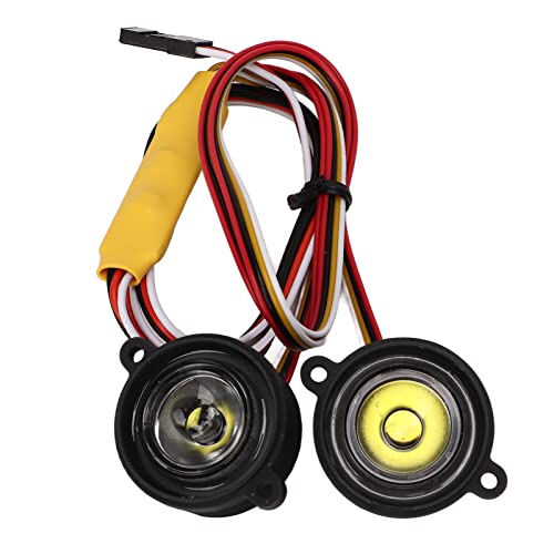 VGEBY RC Car LED Light Kit, 12 Lichtmodi Kunststoff RC Crawler Scheinwerfer für YK4082 1/8 RC Car für YK4102 1/10 RC Car VGEBY RC Car LED Light Kit, 12 Lichtmodi Kunststoff RC Crawler Scheinwerfer für YK4082 1/8 RC Car für YK4102 1/10 RC Car von VGEBY