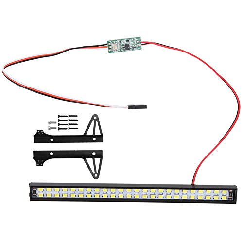 VGEBY RC-Dachleuchte, 48LED RC-Autodachleuchte RC-Upgrade-Teil mit Schraube kompatibel für Axial Scx10 RC Car Shell von VGEBY