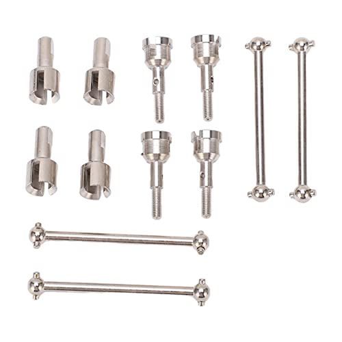 VGEBY RC Dogbone Axle Diff Cup Set, RC Dogbone Adapter Diff Cup Gelenkachse für WLtoys A949 A959 A969 A979 K929 und Andere 1/18 RC Cars(Silber) Auto Modelle von VGEBY